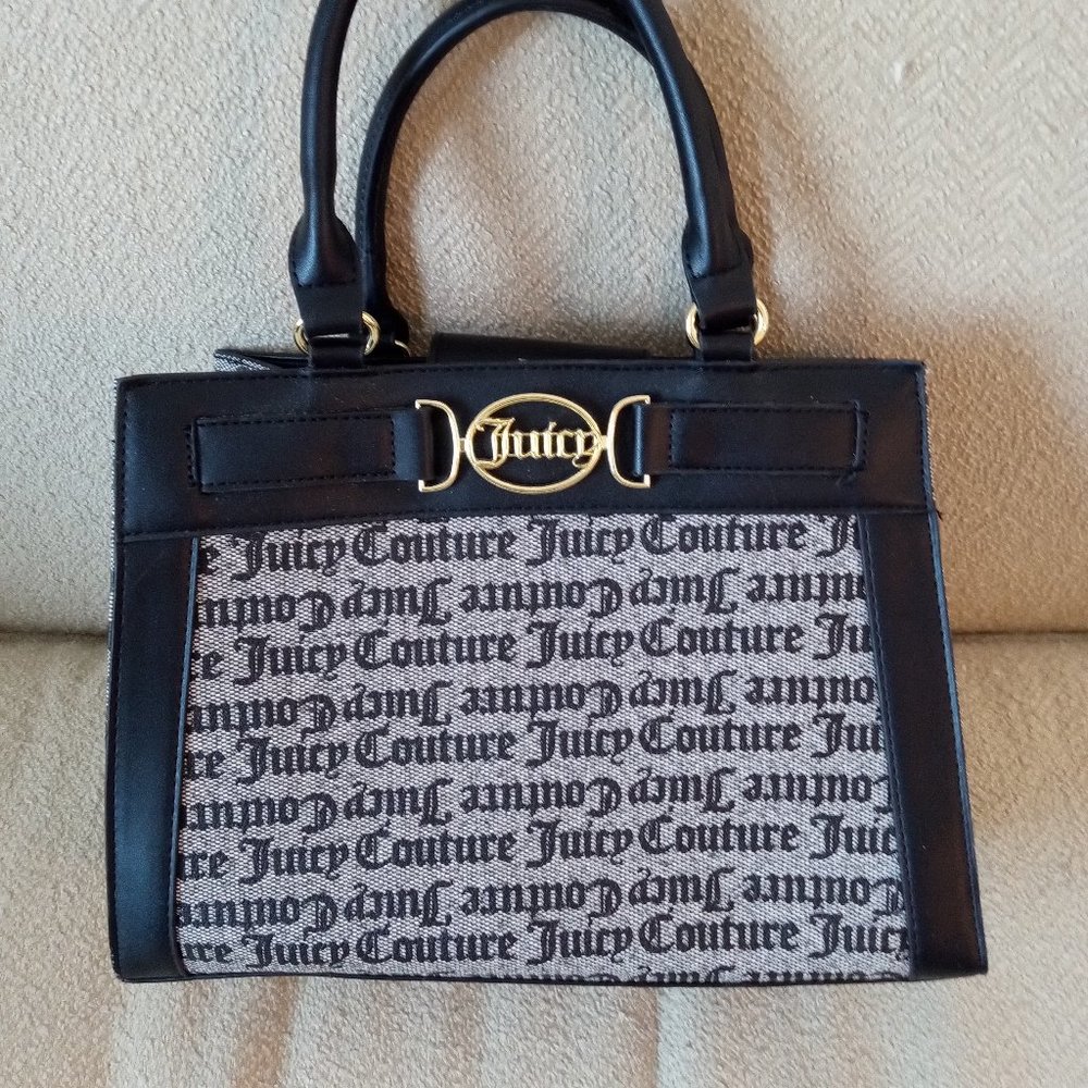 Black and White Juicy Couture handbag